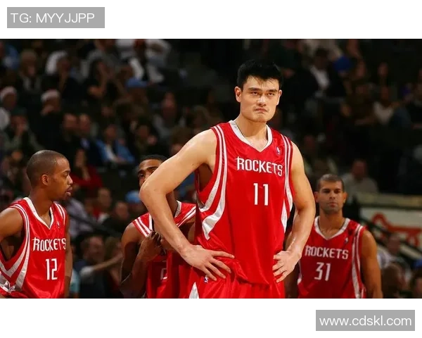 姚明在篮下展现统治力完美演绎篮球巨星的风采与力量